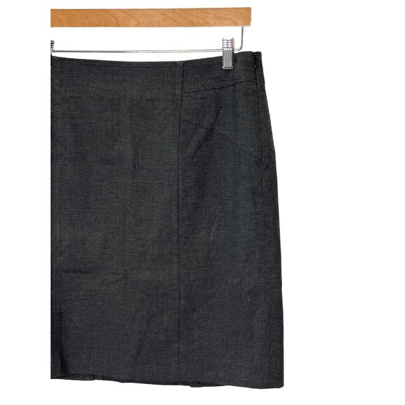 Coldwater Creek Petite 12P Gray Wool Blend Pencil Skirt - Picture 7 of 12